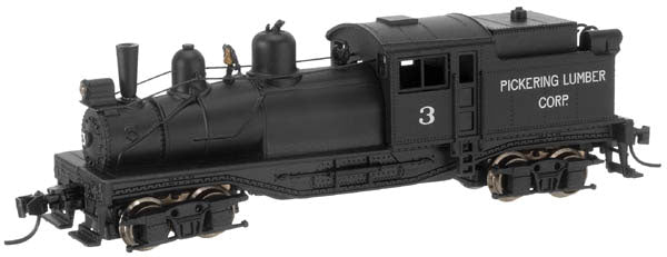 2-Truck Shay - Standard DC - Master(TM) -- Pickering Lumber Corp. #3 (black)