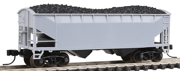 MasterLine(TM) 2-Bay Offset Side Hopper, Peaked Ends, Assembled -- Undecorated