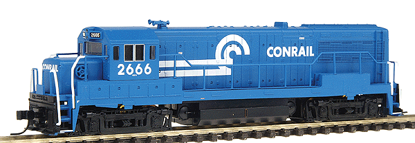 GE U25B Phase 2B - Standard DC -- Conrail #2666