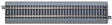 True-Track(R) Code 83 Track & Roadbed System -- Straight Section - 9"  22.9cm pkg(4)
