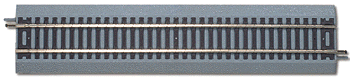 True-Track(R) Code 83 Track & Roadbed System -- Straight Section - 9"  22.9cm pkg(4)