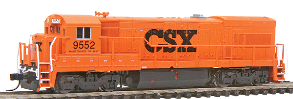 GE U23B - Standard DC - Master(R) -- CSX MOW #9552