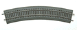True-Track(R) Code 83 Track & Roadbed System -- 18" Radius Curve Sections pkg(4)