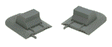 True-Track(R) Code 83 Track & Roadbed System -- Bumpers pkg(2)