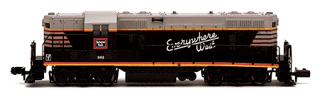 GP7 Ph2 CB&Q #265