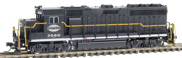 EMD GP40 Low Hood w/DCC - Master(R) -- New York Central #3090 (black, white)