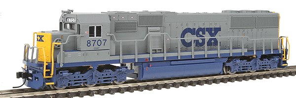Diesel EMD SD60 Powered w/Decoder -- CSX Transportation #8707