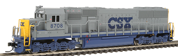 Diesel EMD SD60 Powered w/Decoder -- CSX Transportation #8708