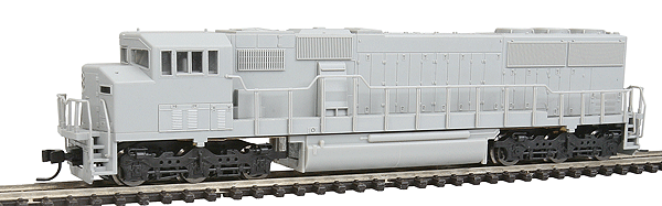 Diesel EMD SD60M w/3 Window Cab Powered - No Decoder -- Undecorated