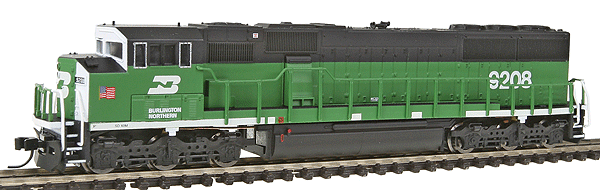 EMD SD60M 3 Window Cab - Standard DC - Master(R) -- Burlington Northern #9208