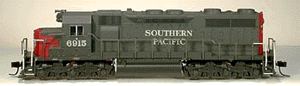 Diesel EMD SD35 Powered - Low Nose -- SP #6915 ("Bloody Nose" gray, red)