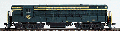 Diesel F-M H24-66 "Trainmaster" Phase 1B Powered-NO Decoder -- Central Railroad of New Jersey - No Engine Number (Stripes)
