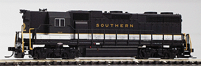 Diesel EMD GP38 w/High Hood - Powered, No Decoder -- Southern - Painted, No Unit Number