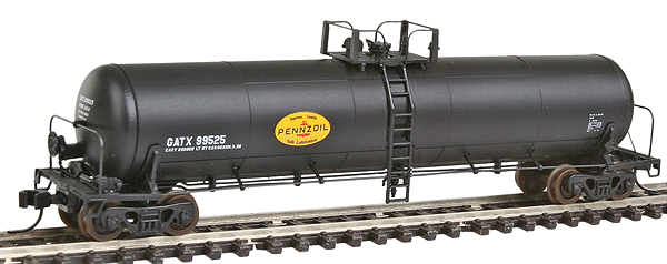 Master Series(TM) 20,700 Gallon Non-Insulated Tank Car 10 Saddles Assembled -- Pennzoil (GATX) #99525