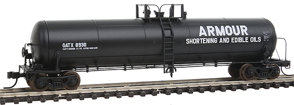 Atlas Master(R) 20,700 Gallon Non-Insulated Tankcar 10 Saddles Assembled -- Armour Shortening #8930