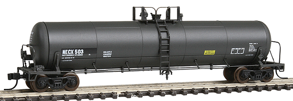 Atlas Master(R) 20,700 Gallon Non-Insulated Tankcar 10 Saddles Assembled -- Mid-Am Equipment #503