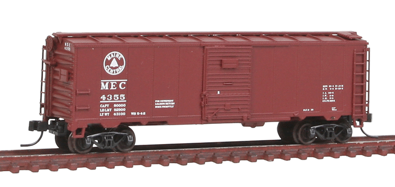 1932 ARA 40' Steel Boxcar - Ready to Run - Master(R) -- Maine Central #4355 (1942 Scheme, Boxcar Red)