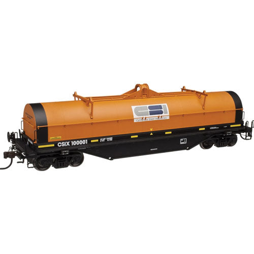 42' Coil Steel Car - Ready to Run - Master(R) -- California Steel Industries CSIX #100001 (orange, white, black, blue)