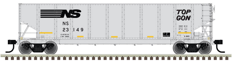 G-86R TopGon - Ready to Run -- Norfolk Southern #23214 (gray, black, yellow Conspicuity Markings)