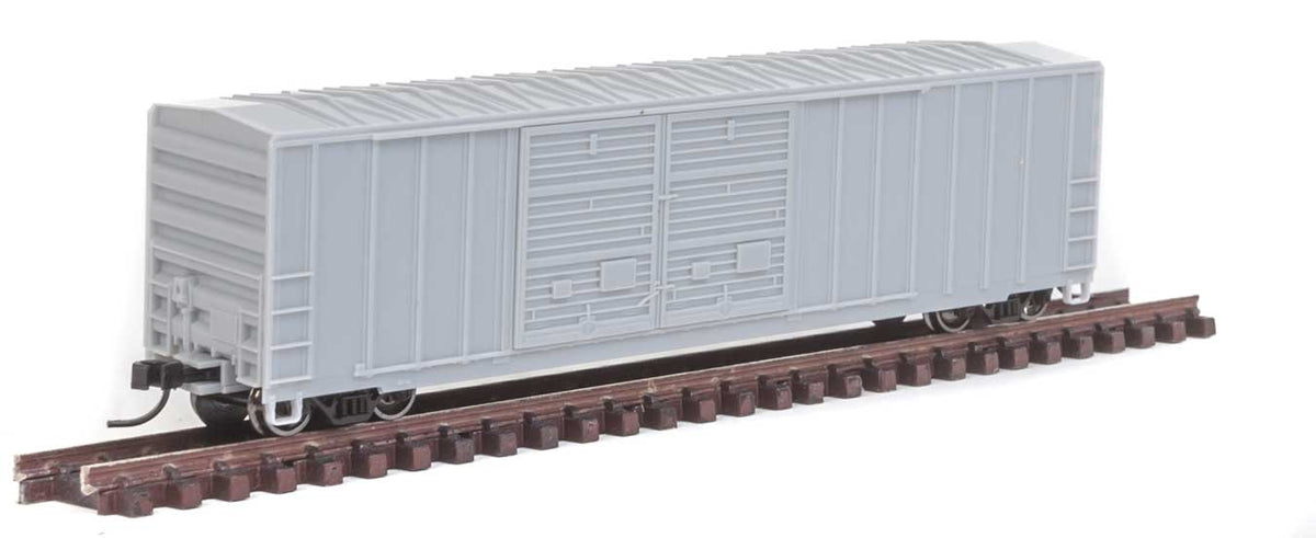 FMC 5077 50' Double-Door Boxcar w/Offset Doors - Ready to Run -- Undecorated