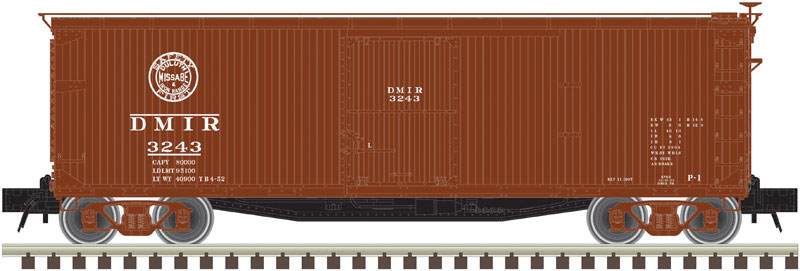 USRA 40' Double Sheathed Wood Boxcar - Ready to Run - Master(R) -- Duluth, Missabe & Iron Range #3248