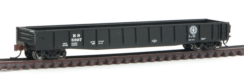 Evans 52' Gondola - Ready to Run - Master(R) -- Birmingham Southern #5897 (black)