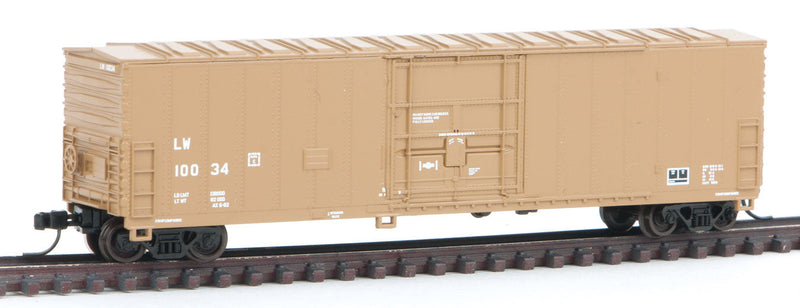 Fruit Growers Express 50' Insulated Plug-Door Boxcar - Ready to Run -- Louisville & Wadley Railway #10034 (Boxcar Red)