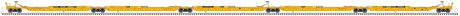 Trinity 53' RAF53C 5-Unit Spine Car - Ready to Run -- TTX 555010 (yellow, black)