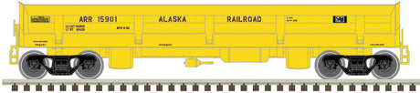 Difco Side Dump Car - Ready to Run - Master(R) -- Alaska Railroad 15840 (yellow)