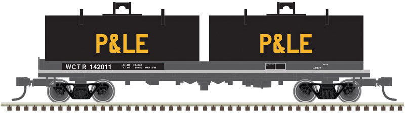 Cushion Coil Car with Round Hoods - Ready to Run - Master(TM) -- White City Terminal WCTU 142062 (gray, black ex-P&LE hoods)