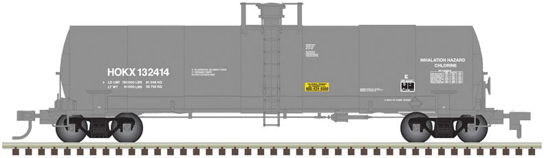 ACF 17,360-Gallon Tank Car - Ready to Run - Master(R) -- Hooker Chemical HOKX 132526 (gray)