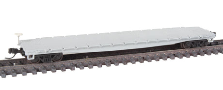 53'6" Steel Flatcar - Ready to Run - Master(R) -- Undecorated