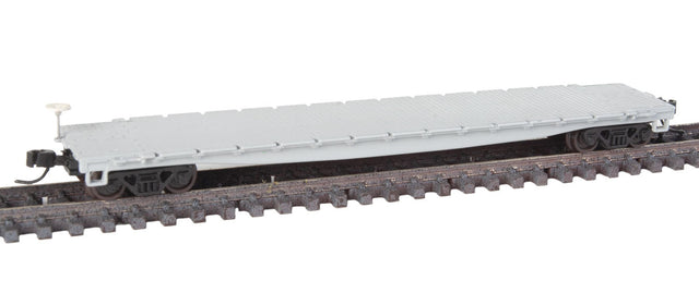 53'6" Steel Flatcar - Ready to Run - Master(R) -- Undecorated