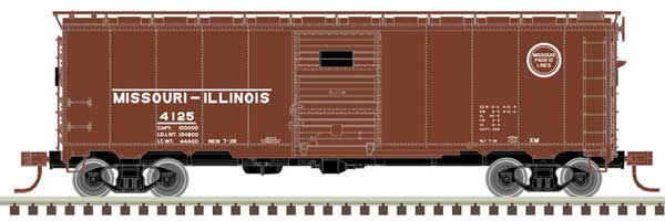 1932 ARA 40' Steel Boxcar - Ready to Run - Master(R) -- Missouri Pacific (Missouri-Illinois) 4052 (Boxcar Red, white)