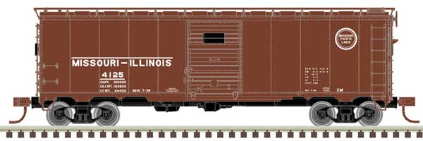 1932 ARA 40' Steel Boxcar - Ready to Run - Master(R) -- Missouri Pacific (Missouri-Illinois) 4064 (Boxcar Red, white)