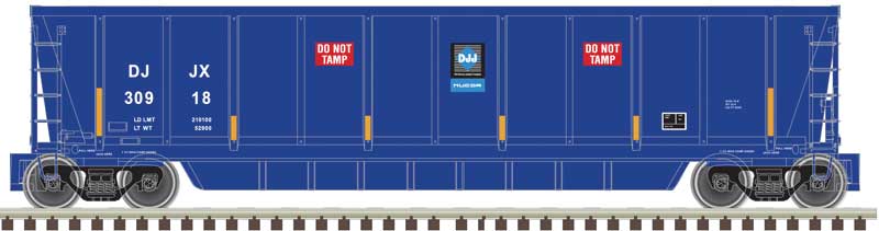 Coalveyor Bathtub Gondola - Ready to Run - Master(R) -- David Joseph #30918 (blue, white)