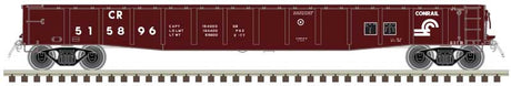 ACF 70-Ton 52' Gondola - Ready to Run - Master(R) -- Conrail #516718 (Boxcar Red, white)