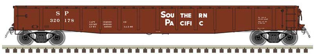 ACF 70-Ton 52' Gondola - Ready to Run - Master(R) -- Southern Pacific #320225 (1966+, Boxcar Red, white)