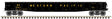 ACF 70-Ton 52' Gondola - Ready to Run - Master(R) -- Western Pacific #6821 (black, yellow)