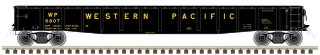 ACF 70-Ton 52' Gondola - Ready to Run - Master(R) -- Western Pacific #6821 (black, yellow)