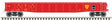 ACF 70-Ton 52' Gondola - Ready to Run - Master(R) -- Delaware and Hudson #13753 (red, yellow)
