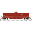 42' Coil Steel Car with Fishbelly Side Sill - Ready to Run - Master(R) -- Grand Trunk Western #187441 (Boxcar Red, white, yellow)