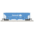 PS-2 4427 3-Bay Covered Hopper - Ready to Run - Master(R) -- Farmrail GNBC #1004 (blue, white)
