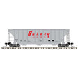 PS-2 4427 3-Bay Covered Hopper - Ready to Run - Master(R) -- Garvey GELX #18 (gray, red)