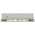 Trinity 5660 PD Covered Hopper - Ready to Run -- CIT Group TCMX #75724 (gray, black, yellow conspicuity stripes)
