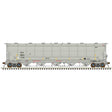 Trinity 5660 PD Covered Hopper - Ready to Run -- Trinity Industries Leasing TILX #6010 (gray, black, yellow conspicuity strip