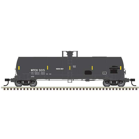 ACF 17,360-Gallon Tank Car - Ready to Run - Master(R) -- Weyerhaeuser WTCX #909 (gray, white, yellow)