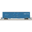 Gunderson 7550 Double-Door Boxcar - Ready to Run -- GATX Leasing LRS #141100 (blue, white)