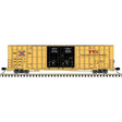 Gunderson 7550 Double-Door Boxcar - Ready to Run -- TTX TBOX #663841 (yellow, black, red logo)