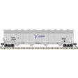 ACF 5800 4-Bay Covered Hopper - Ready to Run - Master(R) -- Condea Vista Plastics NAHX #581062 (gray, black, blue, white)
